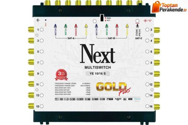 Next 10 Giriş 16 Çıkış Hybrid Multiswitch